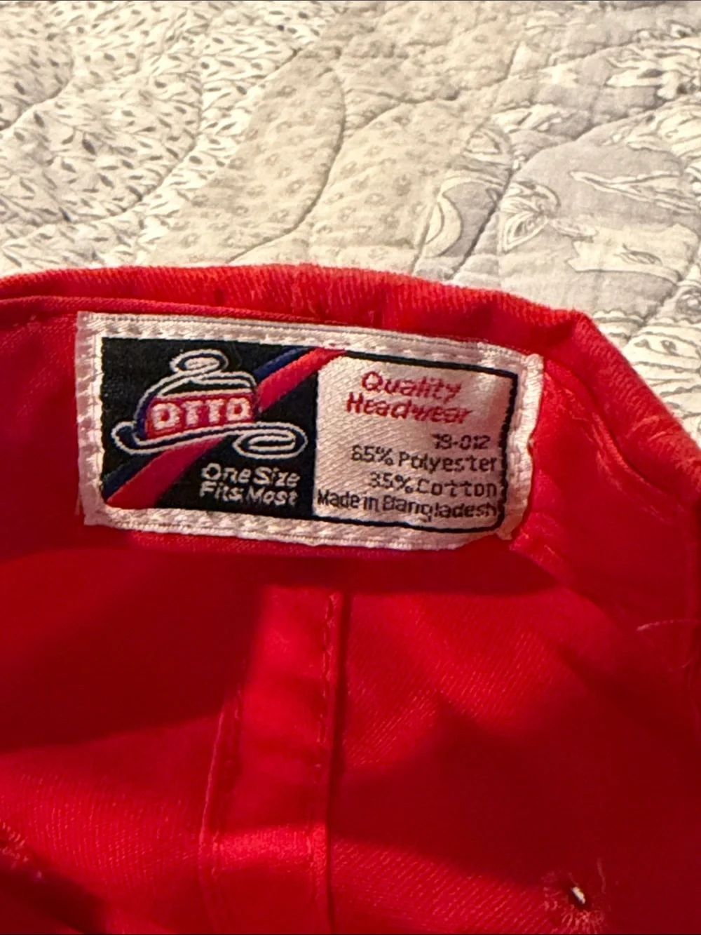 OTTO Red Ohio State Embroidered Baseball Cap